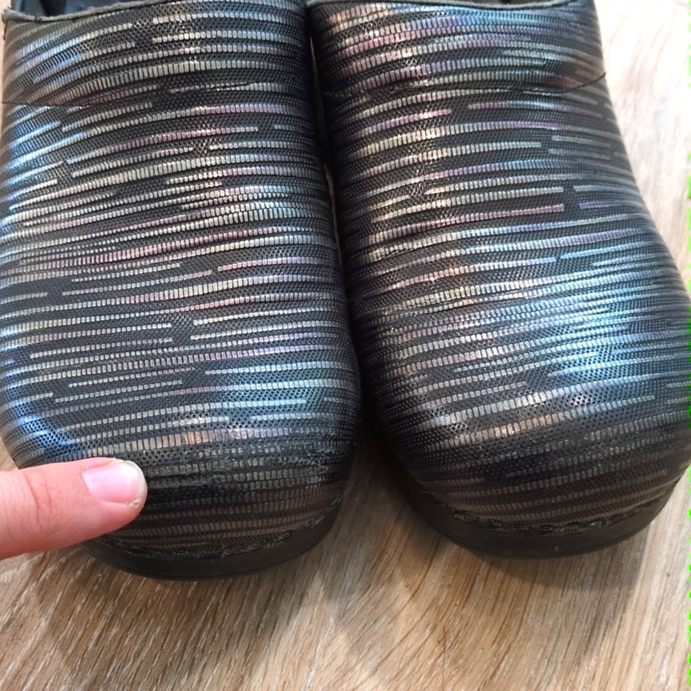 πβ€οΈπDansko Colorful Striped Women's Slip-On Clogs size 40 Euro (10 US)β€οΈππ - Picture 13 of 14